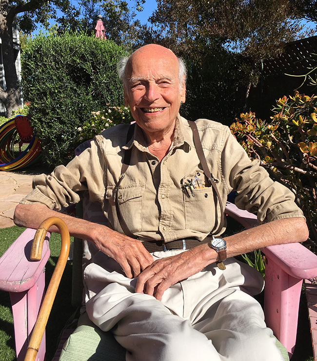 Bild: Yona Friedman, Preisträger Kiesler-Preis 2018, Foto: Courtesy Yona Friedman 