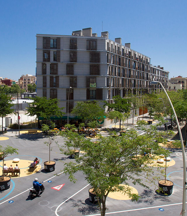 Bild: Superblock in Poblenou, Barcelona
© Ajuntament de Barcelona